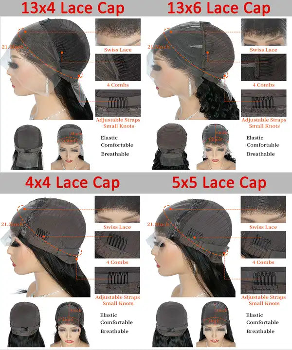 Black Highlight Body Wave Wig