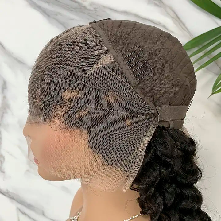 Brown w/ Blonde Highlight Wig