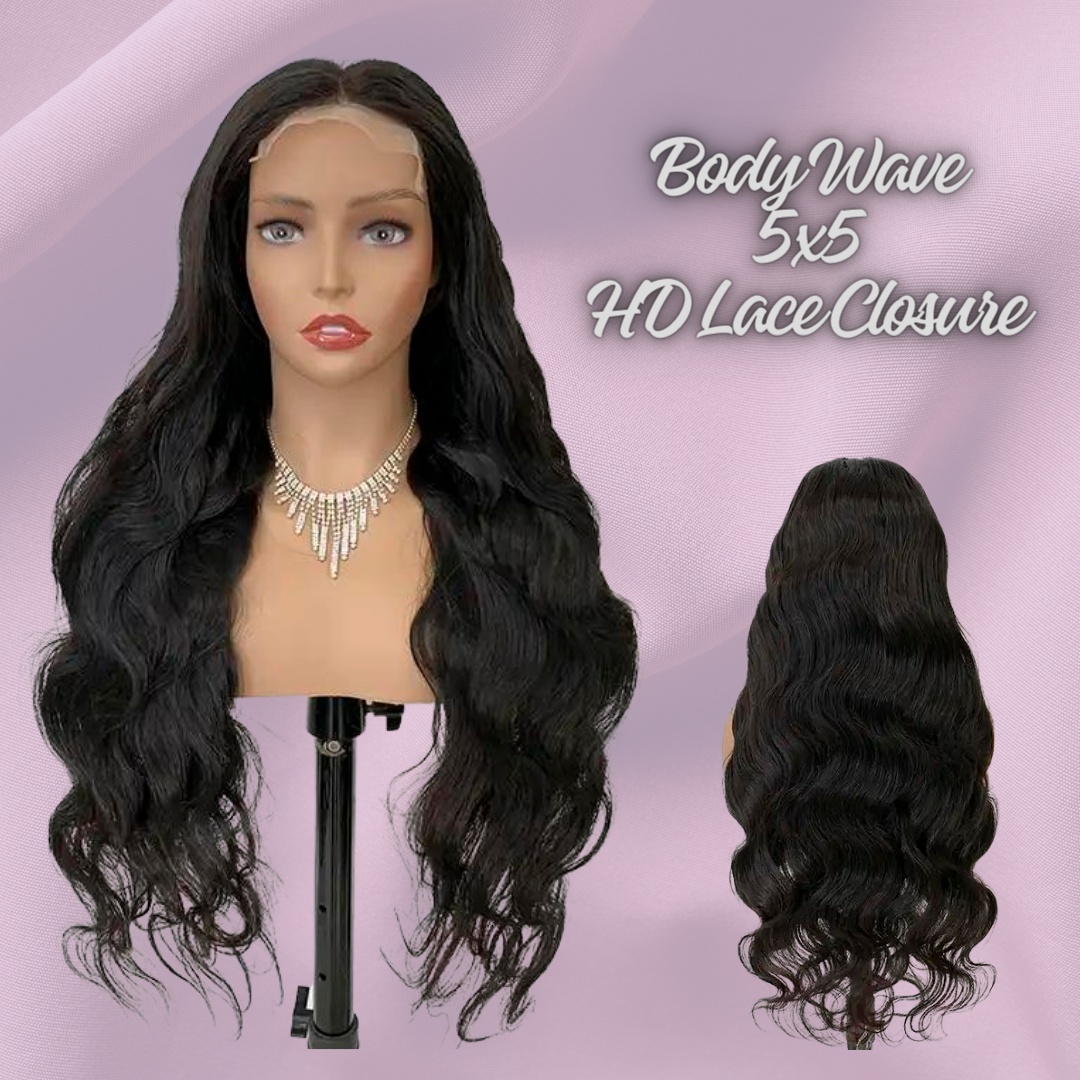 5x5 Body Wave HD Closure
