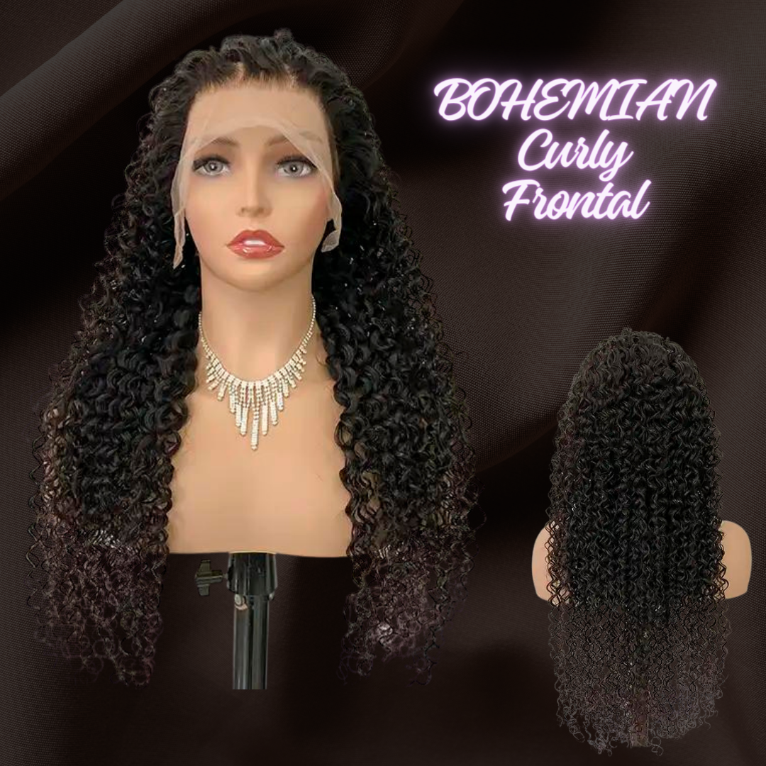 Bohemian Curly Frontal