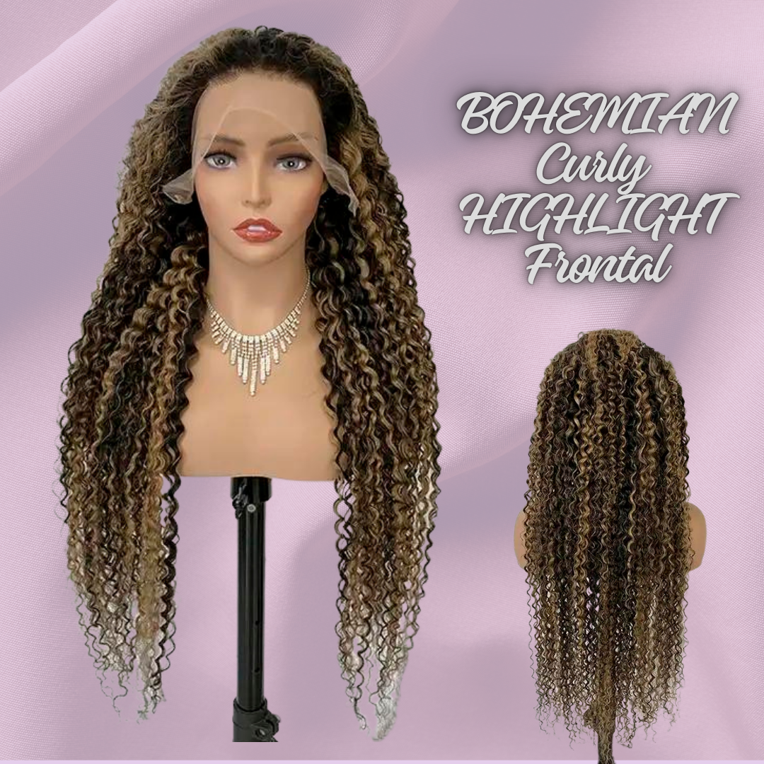 Bohemian Curly Highlight Wig