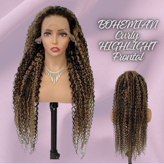 Bohemian Curly Highlight Wig